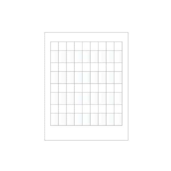 Ziptape Laser Printer Label Sheet Sticker Paper - 0.811" W x 0.875" H , 360PK ZT-LSL-82-602-10 - main